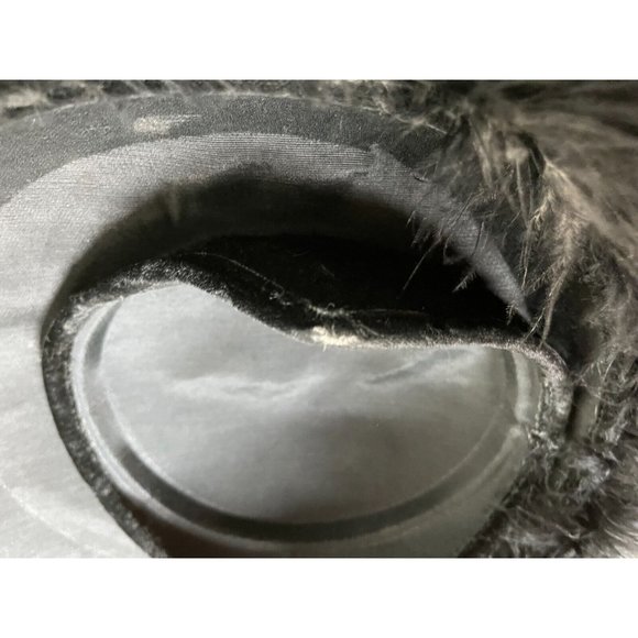 Vintage 1950s Ladies Hat   black fitted feather inc box MCM - Picture 6 of 8